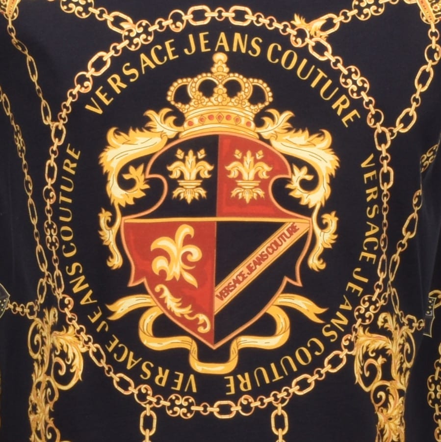 Alternative Image for ProductVersace Jeans Couture Logo T Shirt Black3